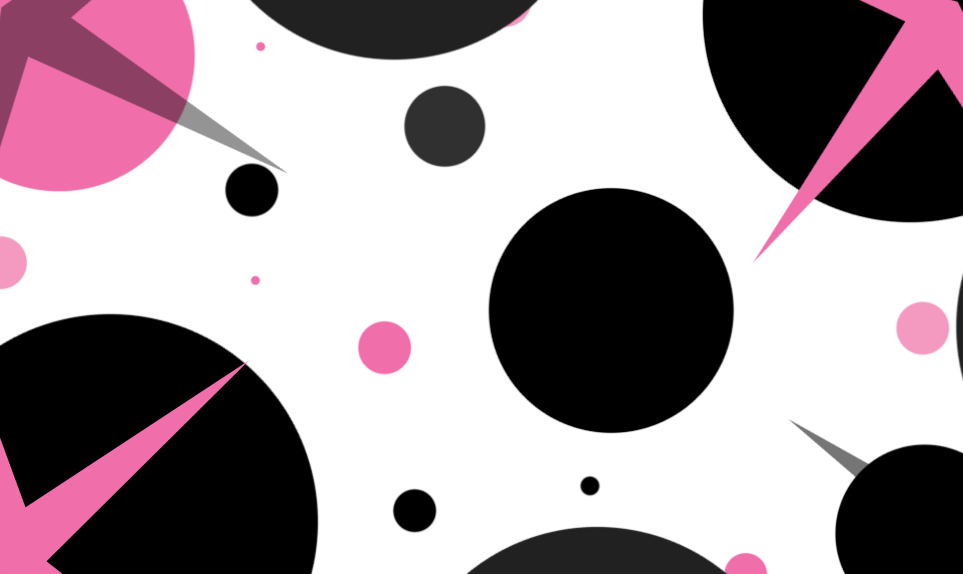 Pink Wallpapers And Pictures - Pink And Black And White Polka Dots - HD Wallpaper 