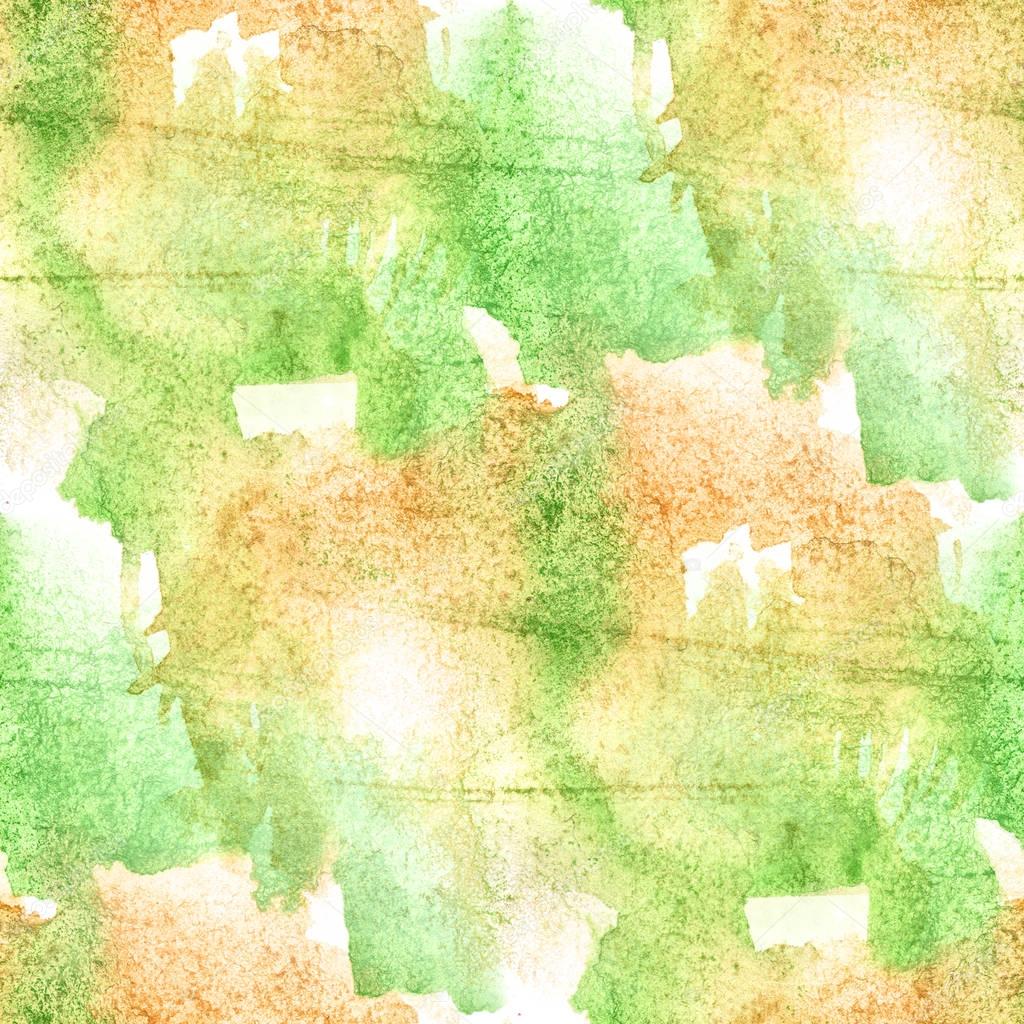 Watercolor Green And Brown Background - HD Wallpaper 