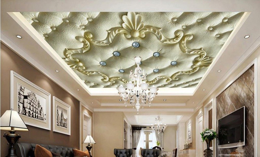 Ceiling 3d Wall Paper - HD Wallpaper 