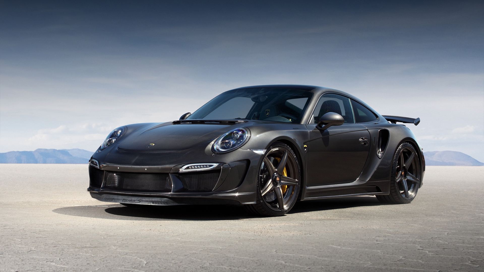 Wallpaper Porsche, 911, Turbo, Gtr, Carbon Edition, - Porsche 911 Turbo - HD Wallpaper 