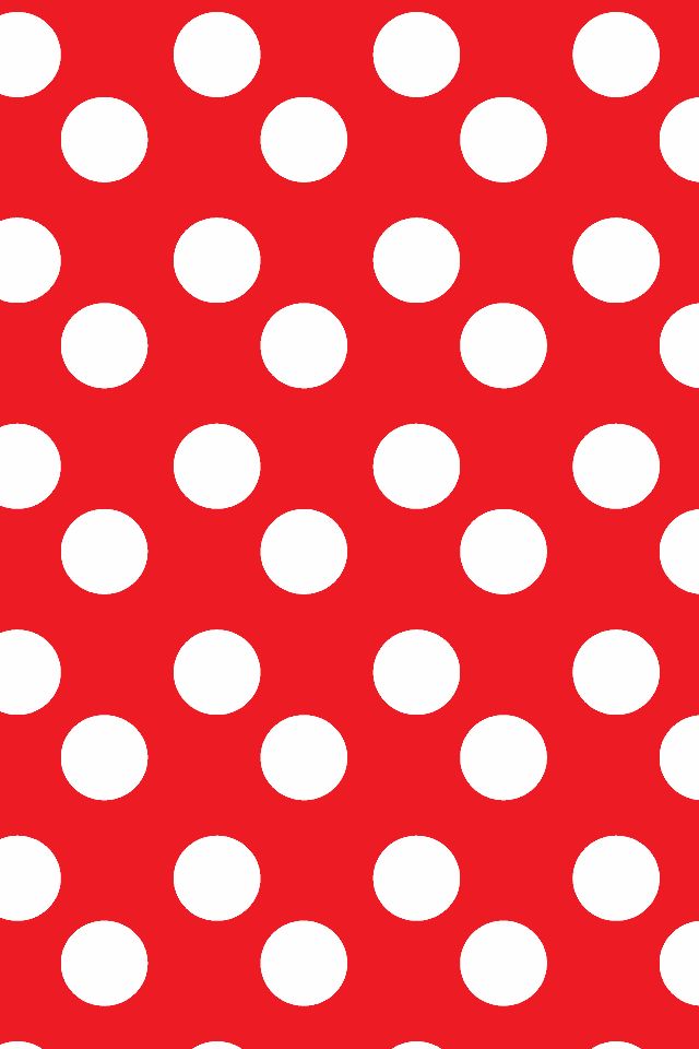 Red, White Large Polka Dots - Fondo Rojo Con Lunares Blancos Minnie - HD Wallpaper 