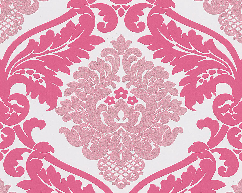 Création Wallpaper Baroque, Purple, White - Pink Bling - HD Wallpaper 