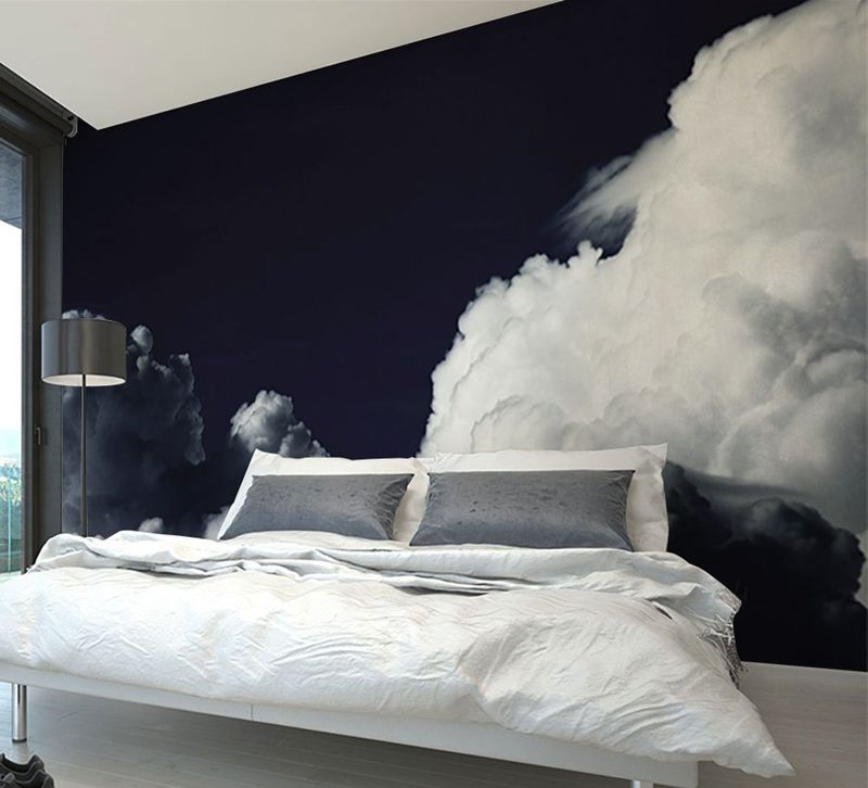 Ominous Storm Decals - Storm Cloud Wall Mural - HD Wallpaper 