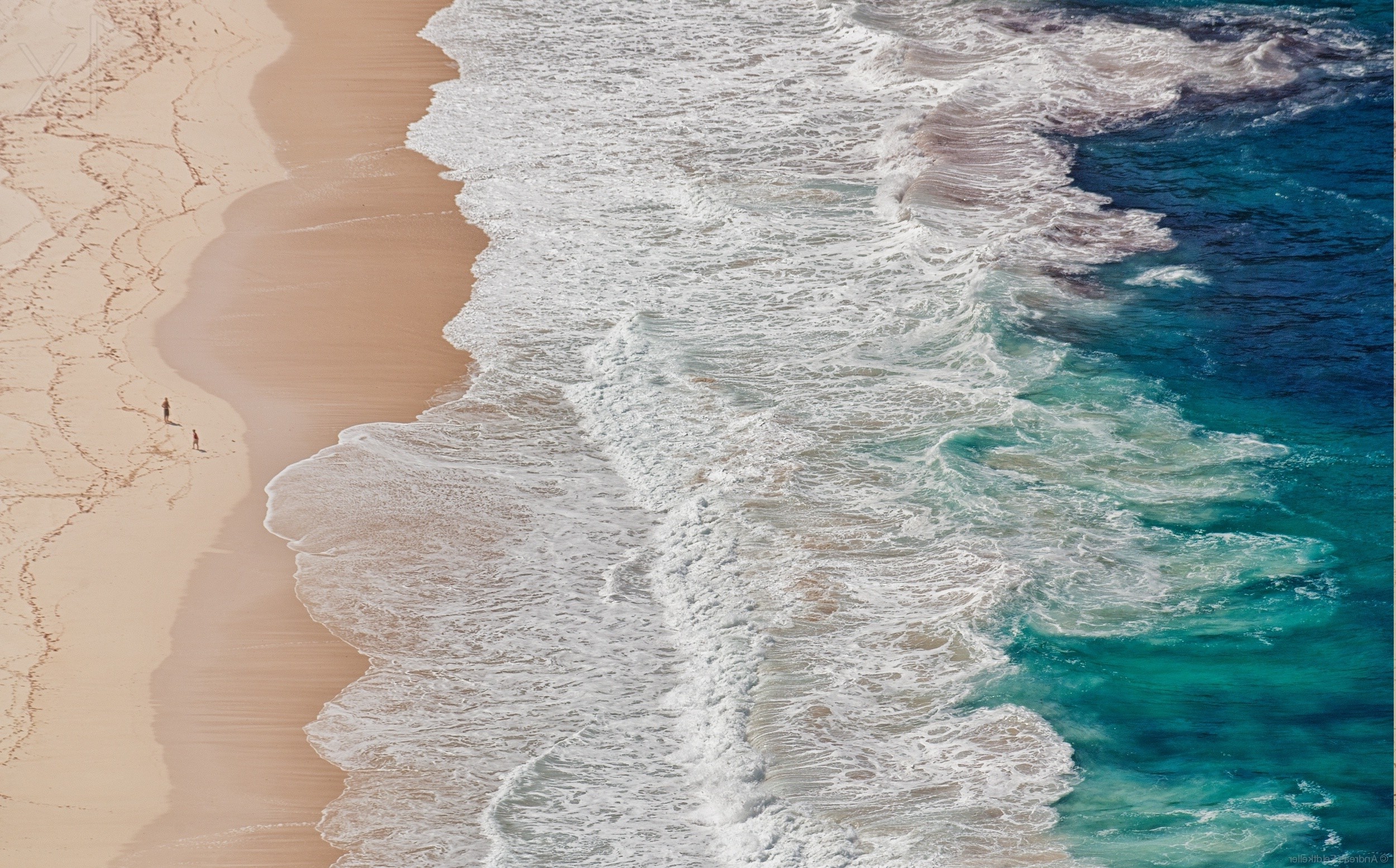 Hd Wallpaper Waves And Sand - HD Wallpaper 