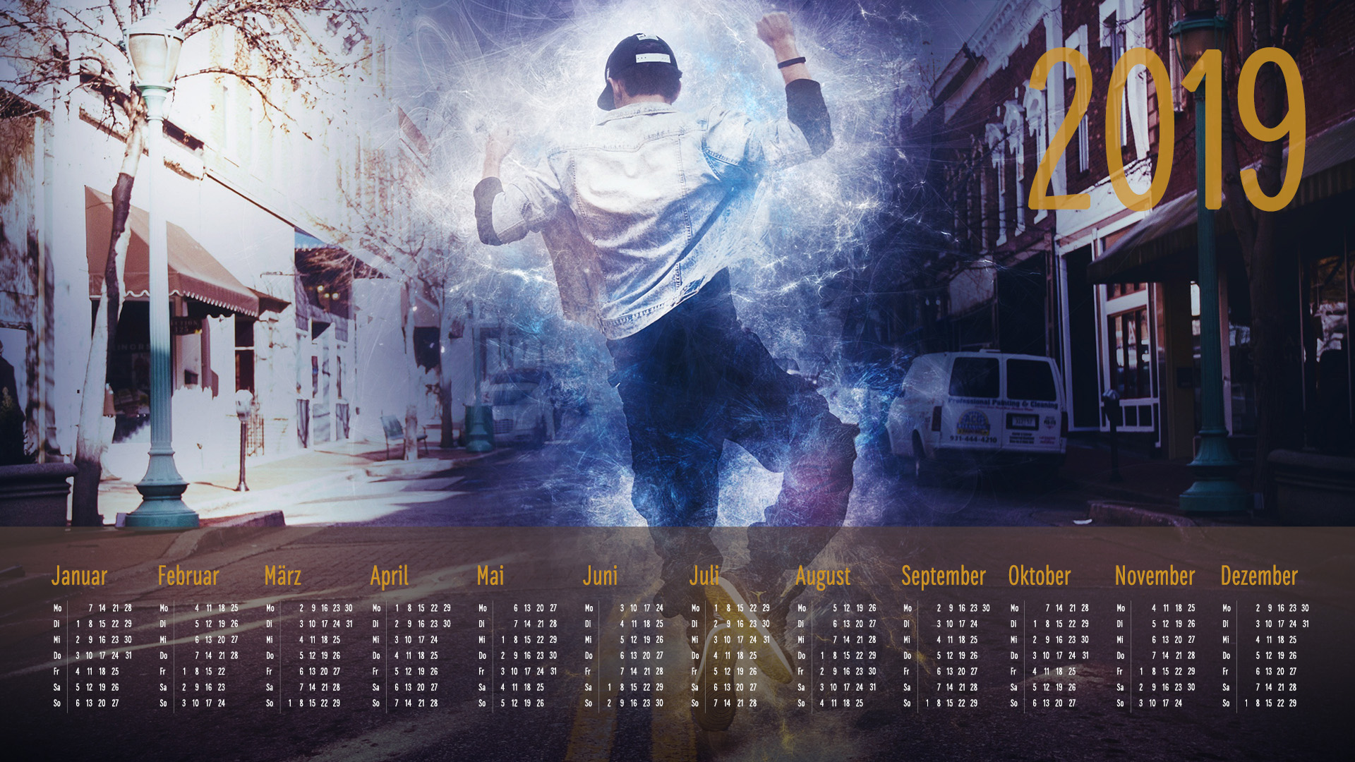 Jahreskalender 2019 Hintergrundbilder Kostenlos - Hiphop Dance Whatsapp Dp - HD Wallpaper 