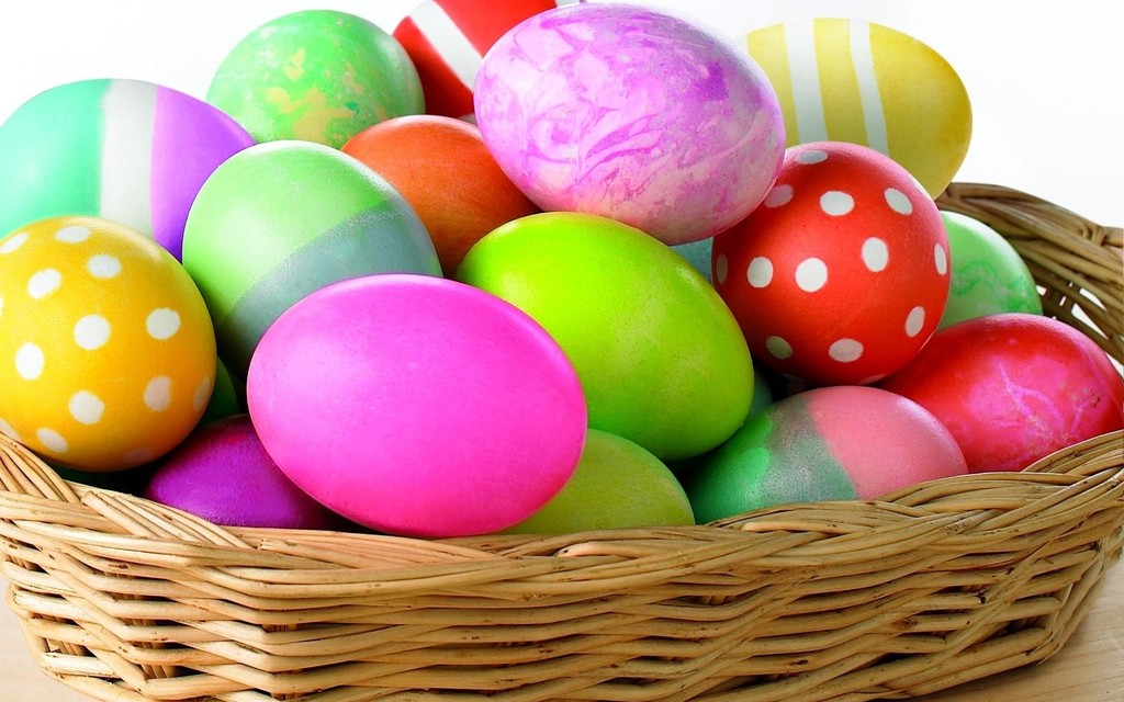 Desktop, Easter, And Egg Image - Easter Eggs - HD Wallpaper 