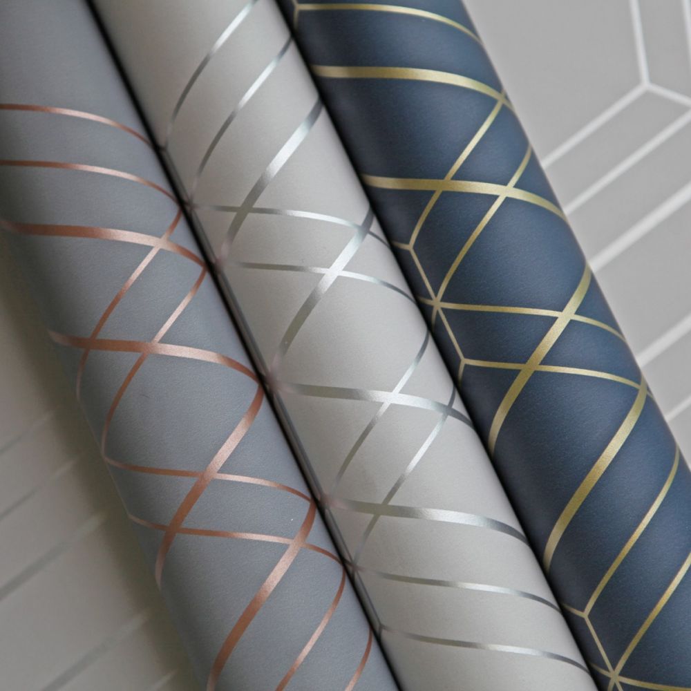 Windsor Wallcoverings Metro Diamond Geometric Wallpaper - HD Wallpaper 