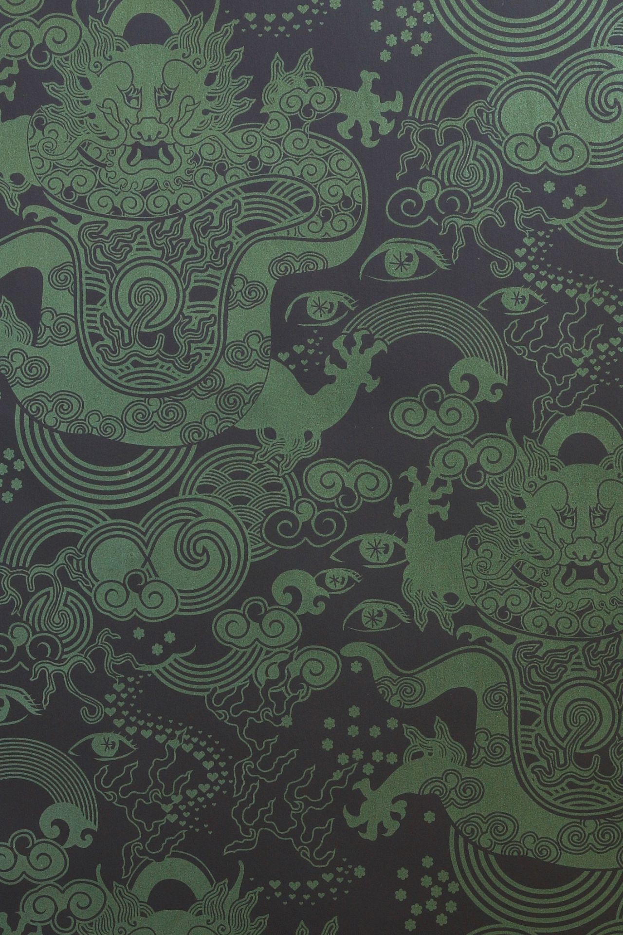 Pattern Wallpaper Brown Green - HD Wallpaper 