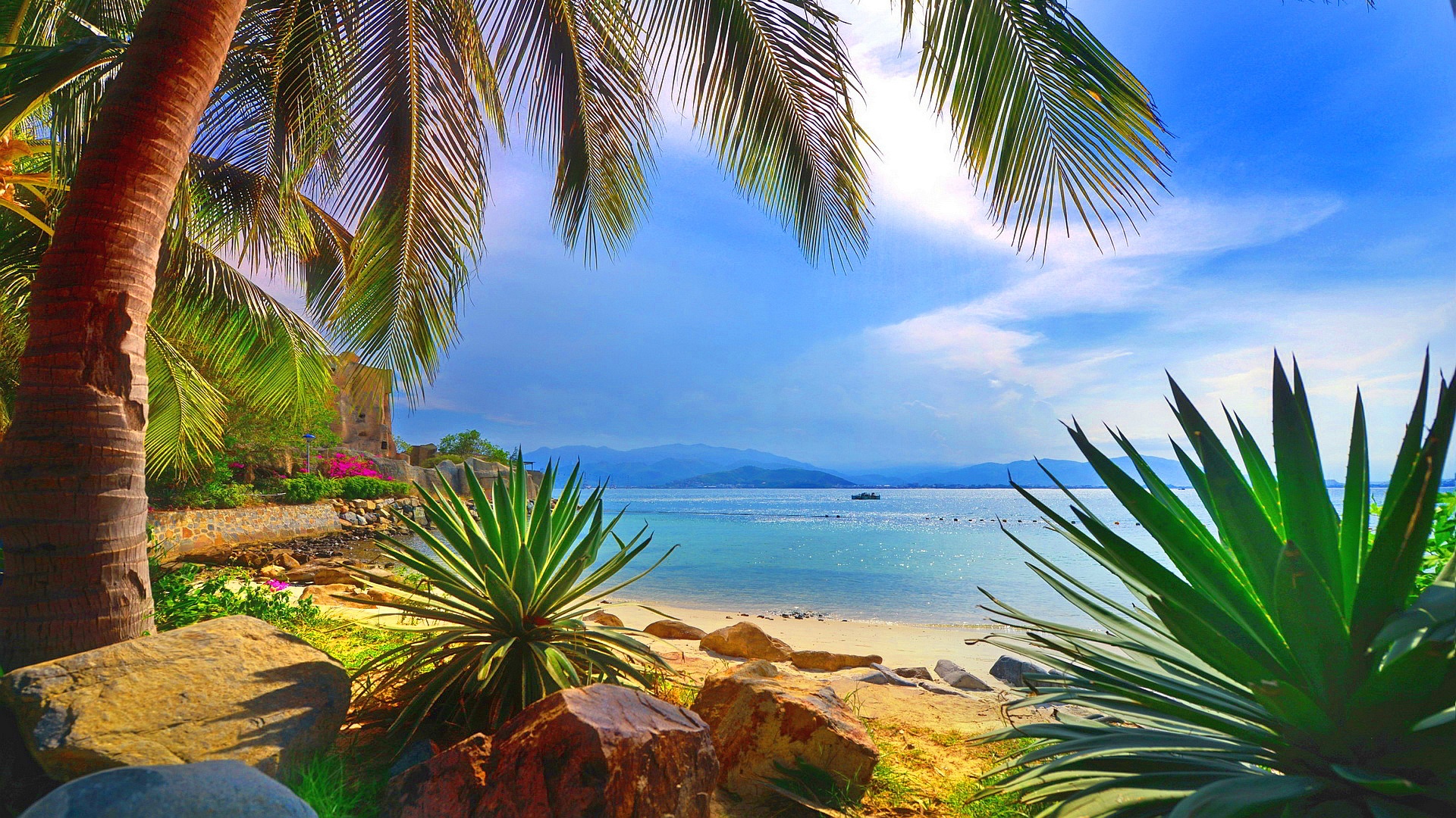 Beautiful Hd Wallpapers For Laptop Free Wallpaper Download - Beautiful Tropical Beach Hd - HD Wallpaper 