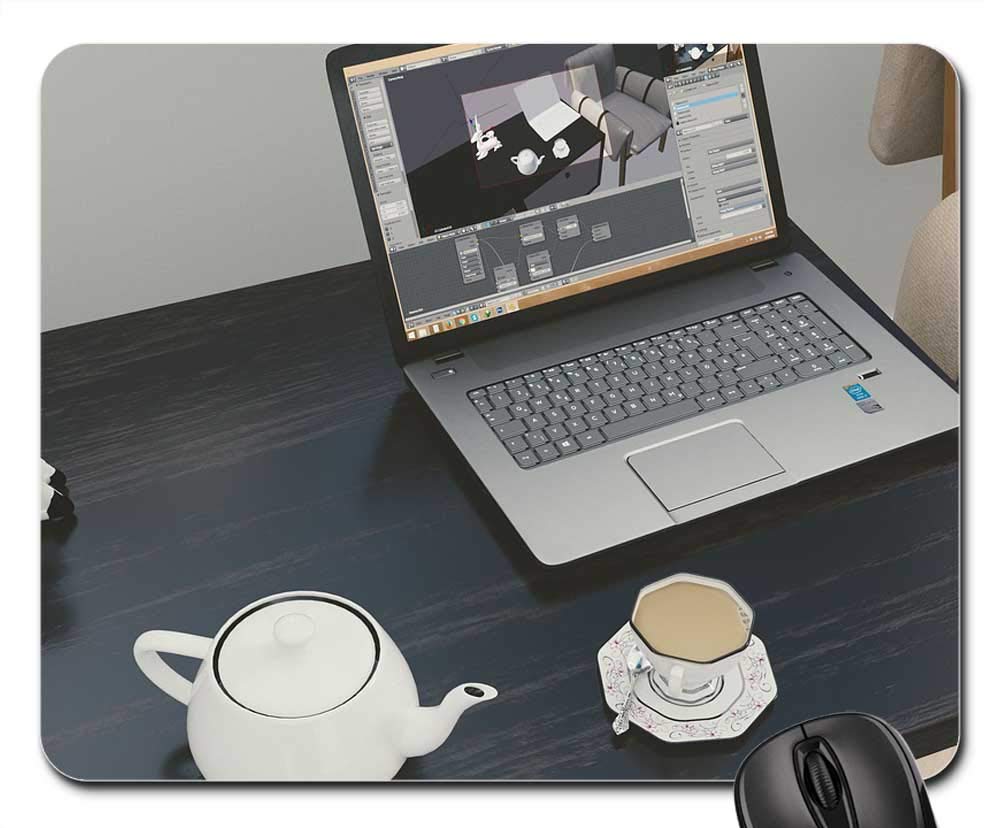Laptop On Table Hd - HD Wallpaper 