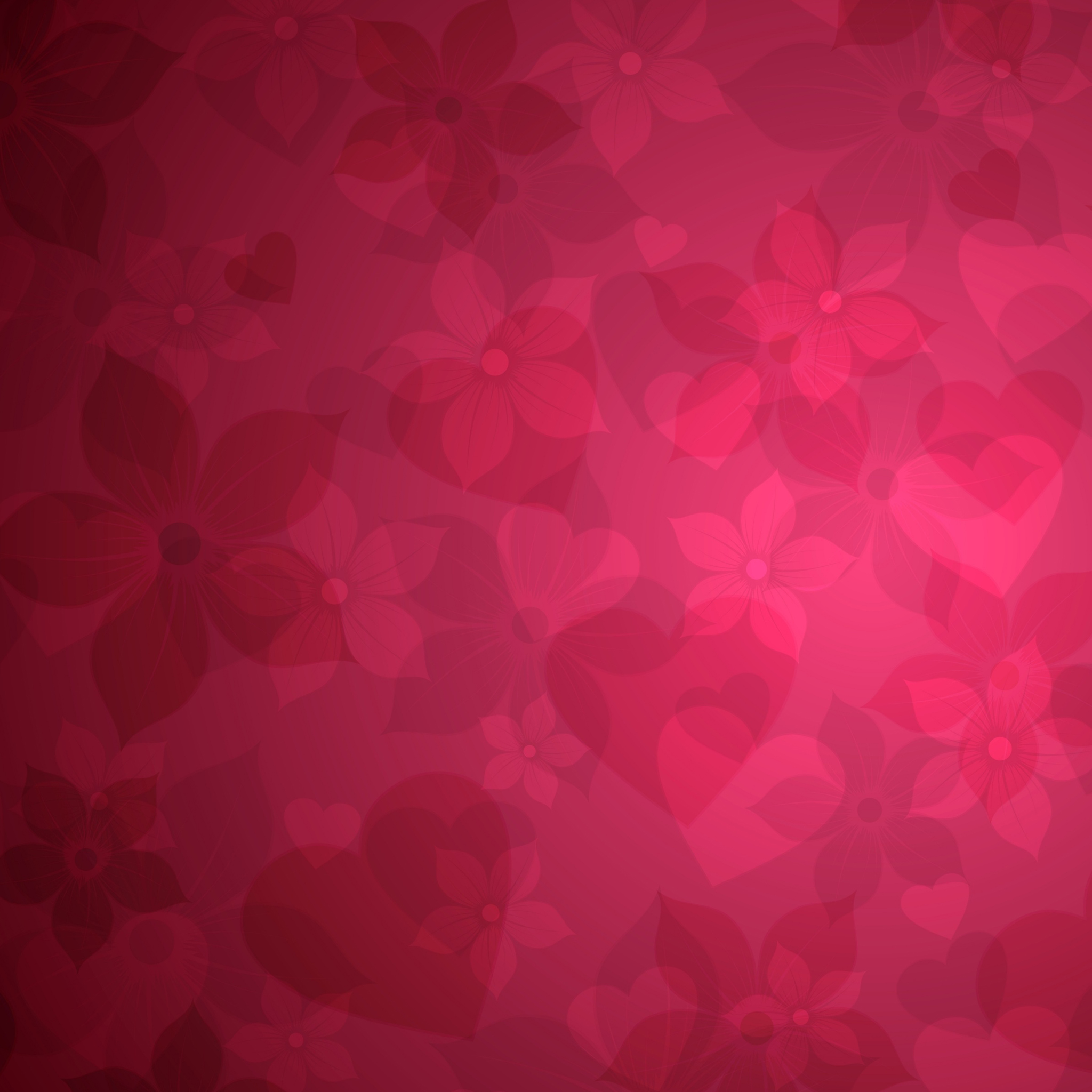 Ipad Air Wallpapers - Red Floral Texture Background - HD Wallpaper 