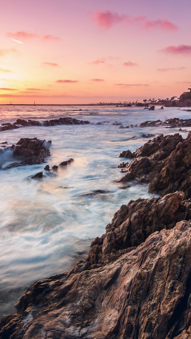 Corona Del Mar, 4k, 5k Wallpaper, 8k, California, Usa, - Best Iphone 7 Wallpapers 8k - HD Wallpaper 