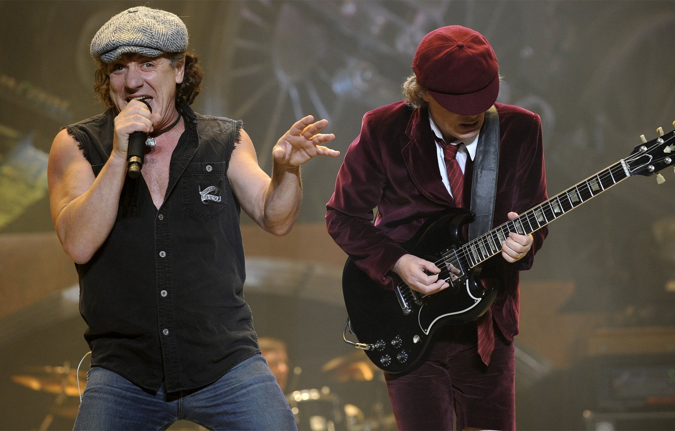 Photo Wallpaper Guitar, Guitar, Ac/dc, Angus Young, - Ac Dc Singer Thunderstruck - HD Wallpaper 