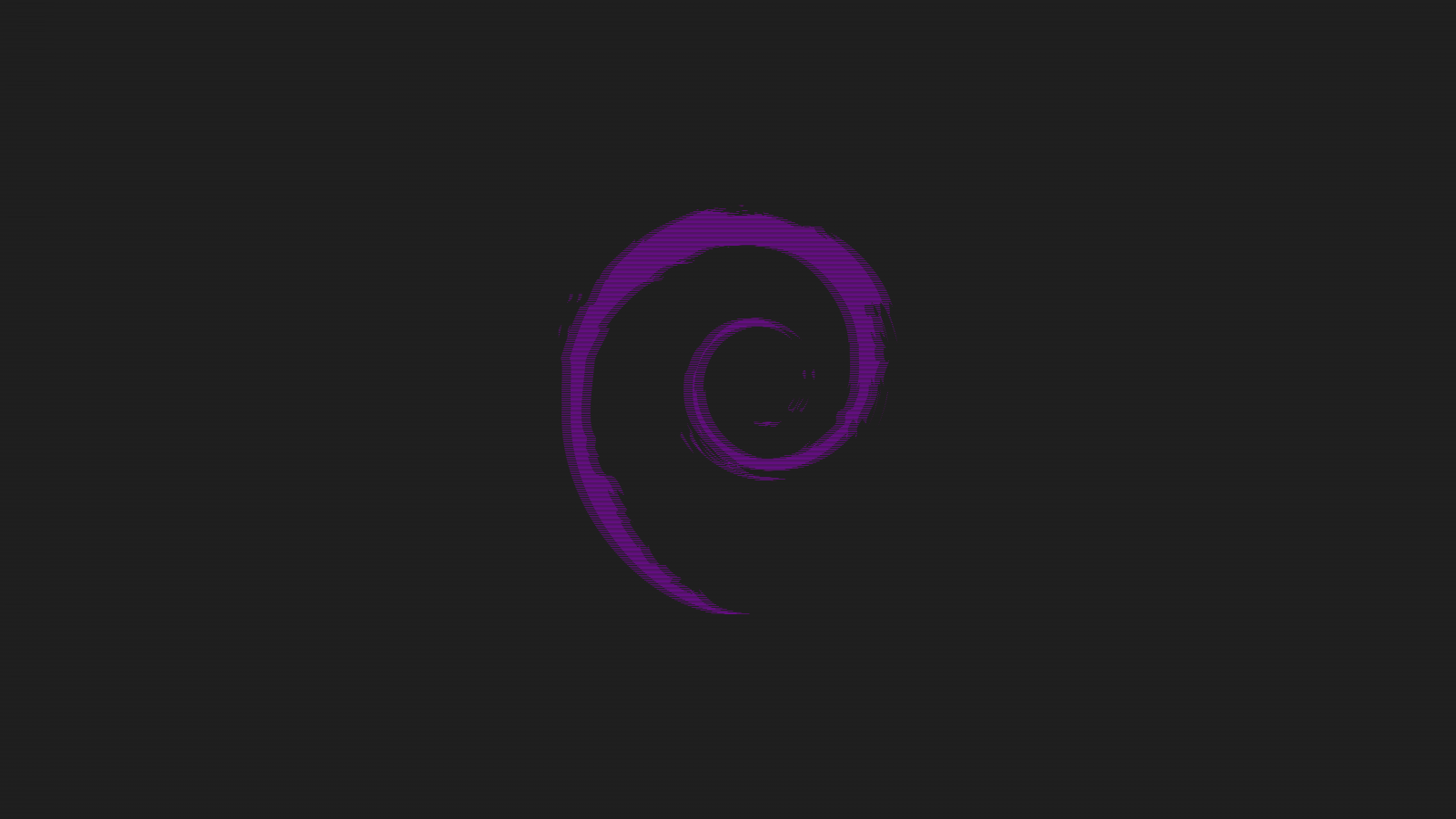Linux, Debian, Logo, Purple - Darkness - HD Wallpaper 