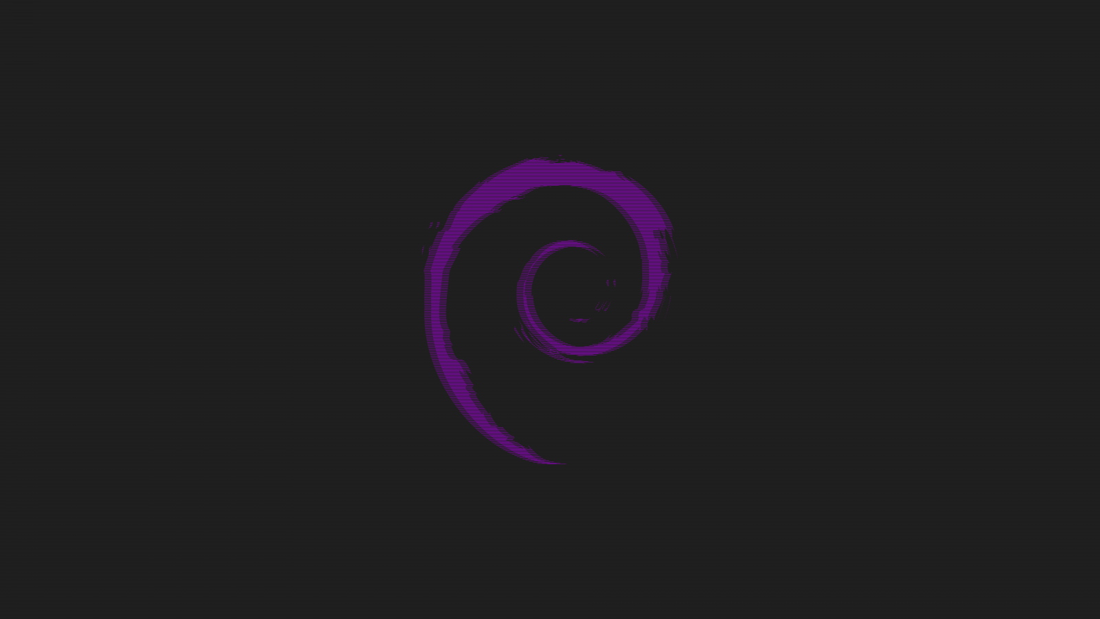 Linux Debian Logo Purple Darkness 1600x900 Wallpaper Teahub Io