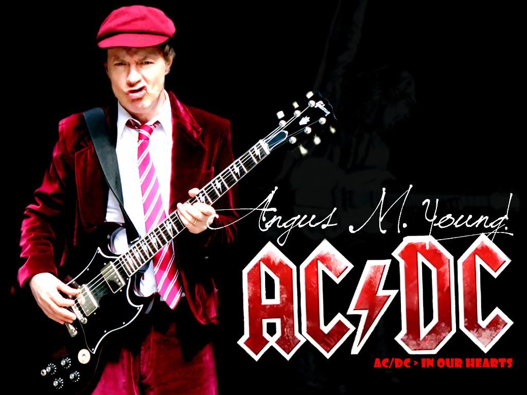 Ac Dc Wallpaper Com Angus Young - HD Wallpaper 