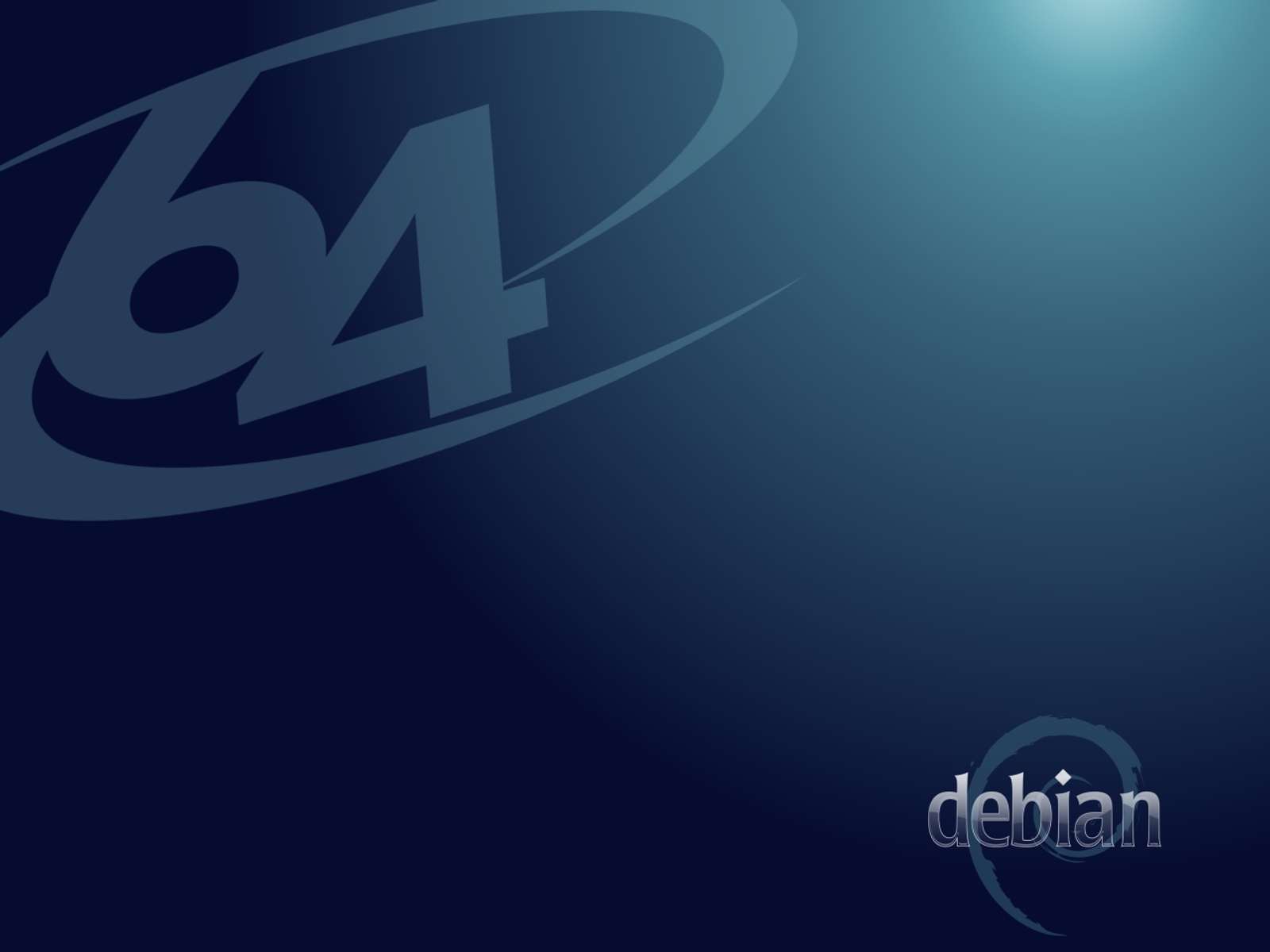 Cool Debian 64 Hd Blue - HD Wallpaper 
