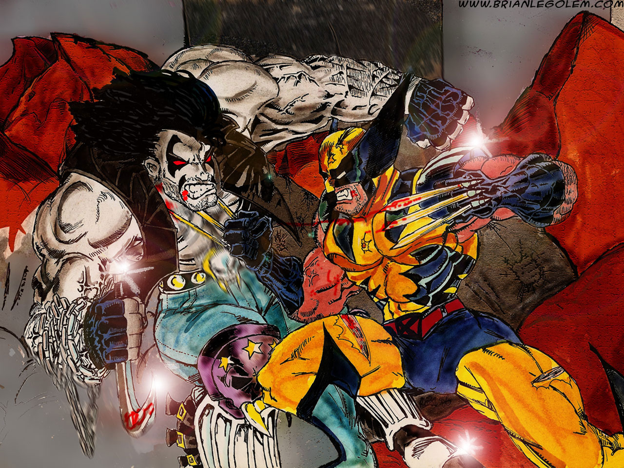 Wolverine Marvel Vs Lobo - HD Wallpaper 