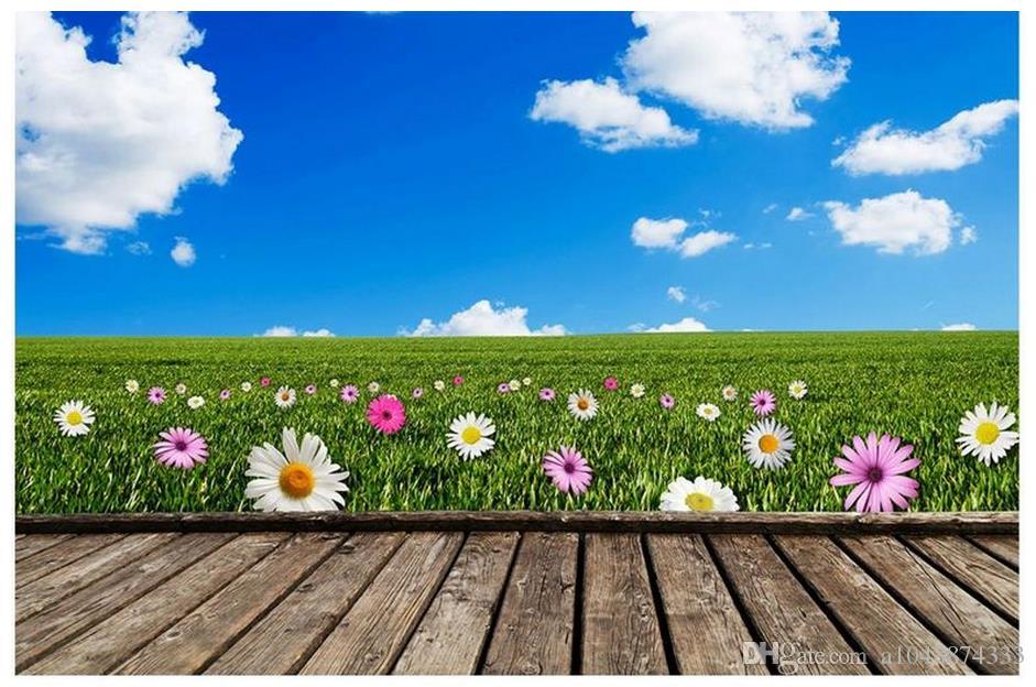 High-end Custom 3d Foto Wallpaper Murales Papel De - Outside Spring Background - HD Wallpaper 