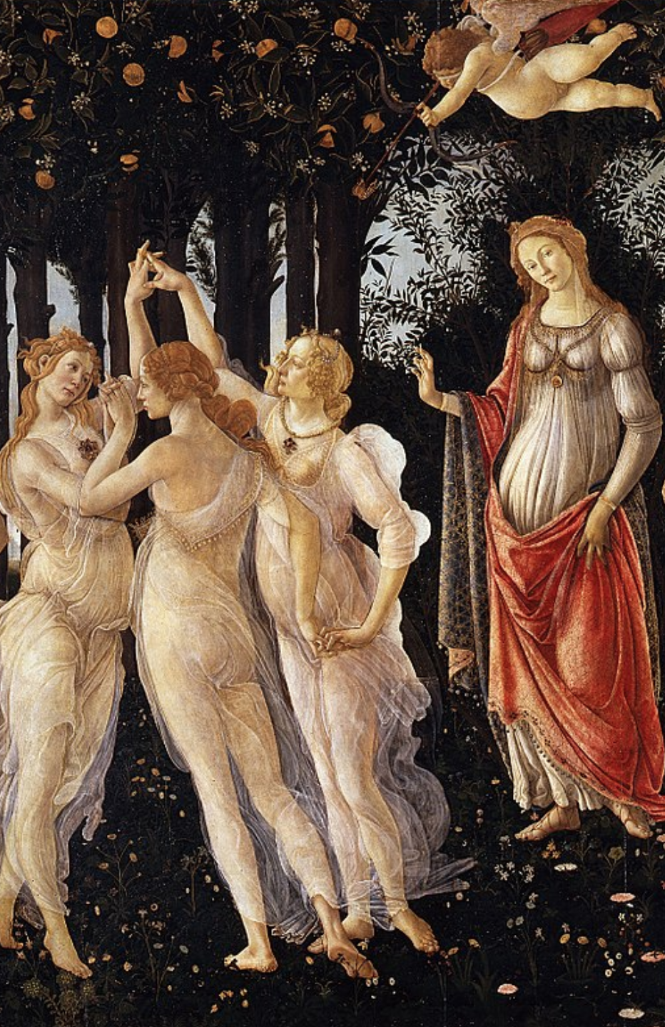 Botticelli Primavera - HD Wallpaper 