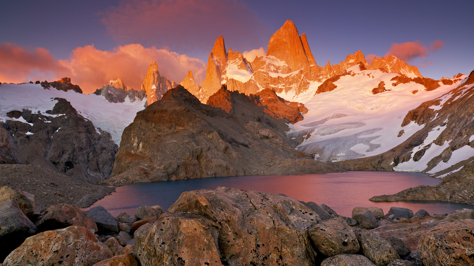 Monte Fitz Roy - HD Wallpaper 