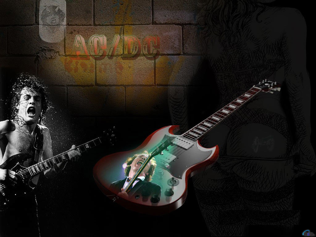 Angus Young In Studio - HD Wallpaper 