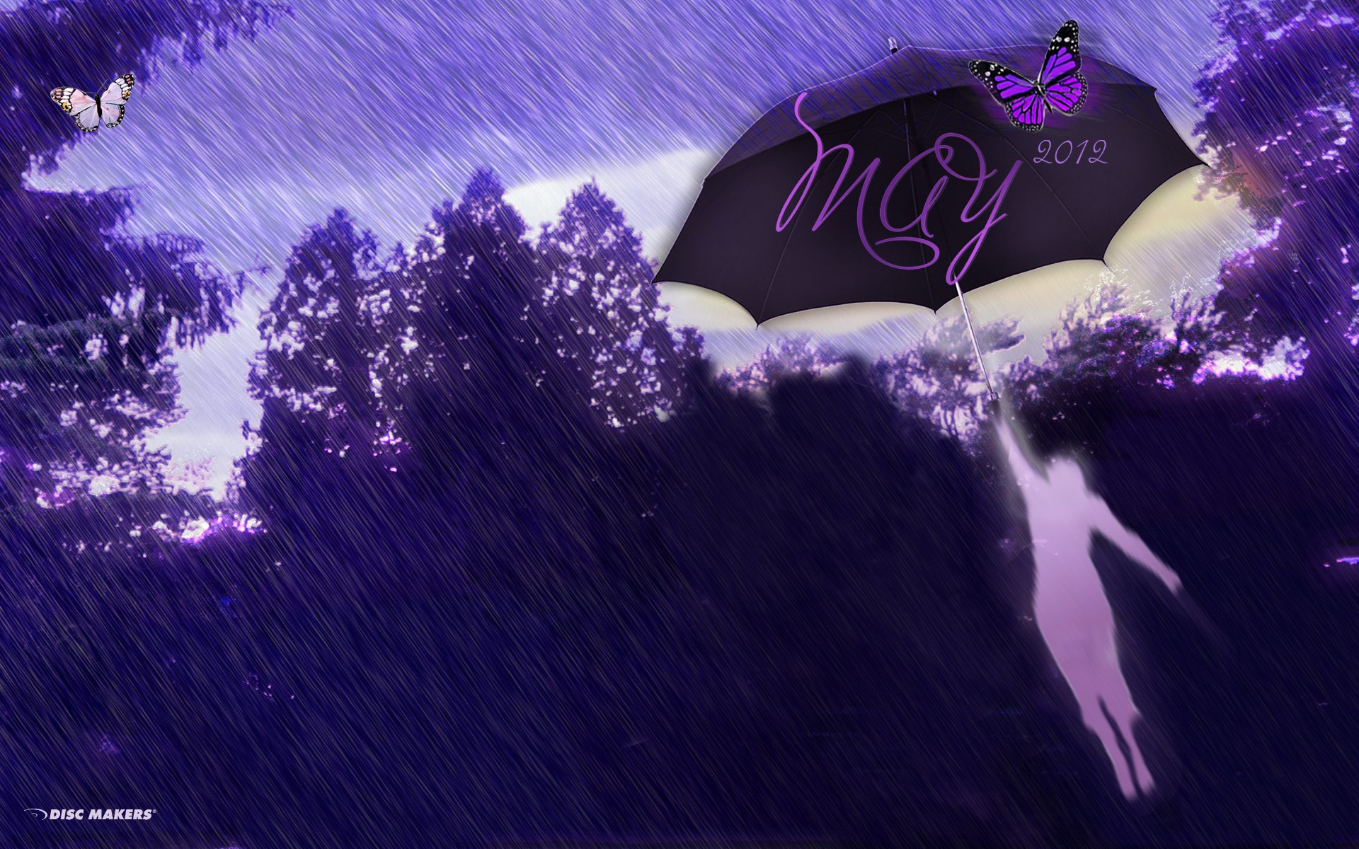 Purple Rain - HD Wallpaper 
