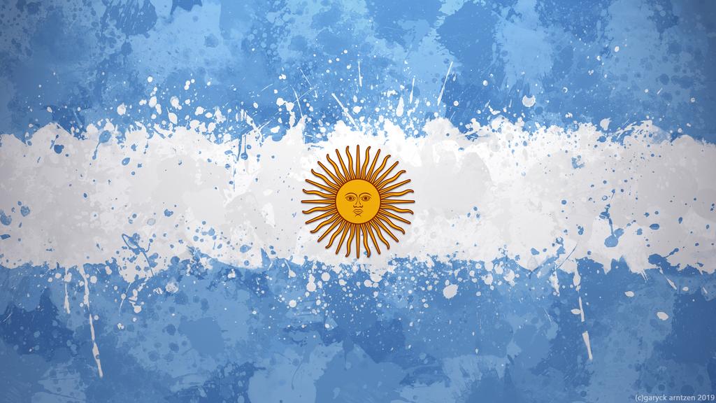 Argentina Flag Art - HD Wallpaper 