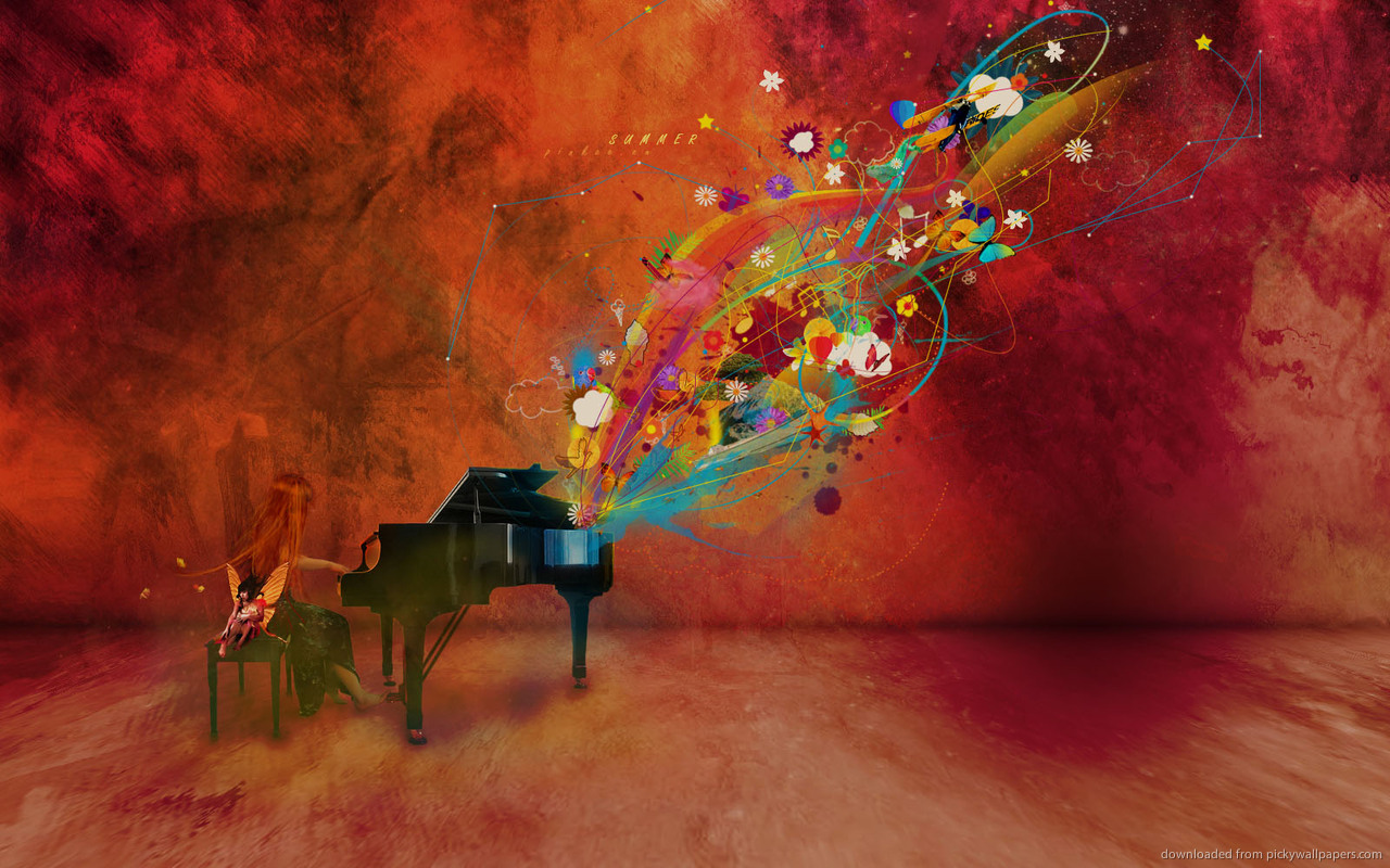 Piano Wallpaper - Piano Art Background - HD Wallpaper 