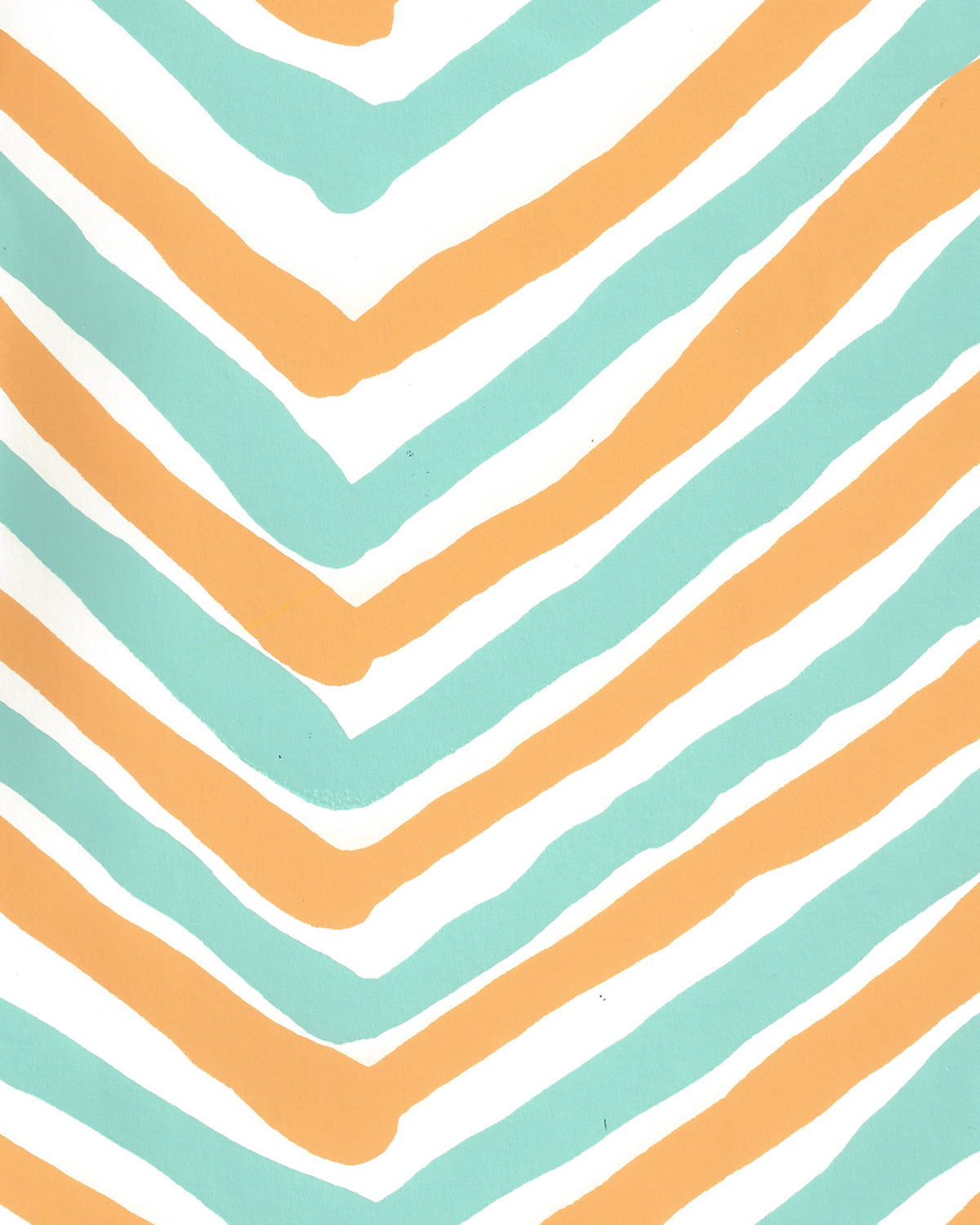 Quadrille Zig Zag Multicolor Wallpaper Turquoise Yellow - Illustration - HD Wallpaper 