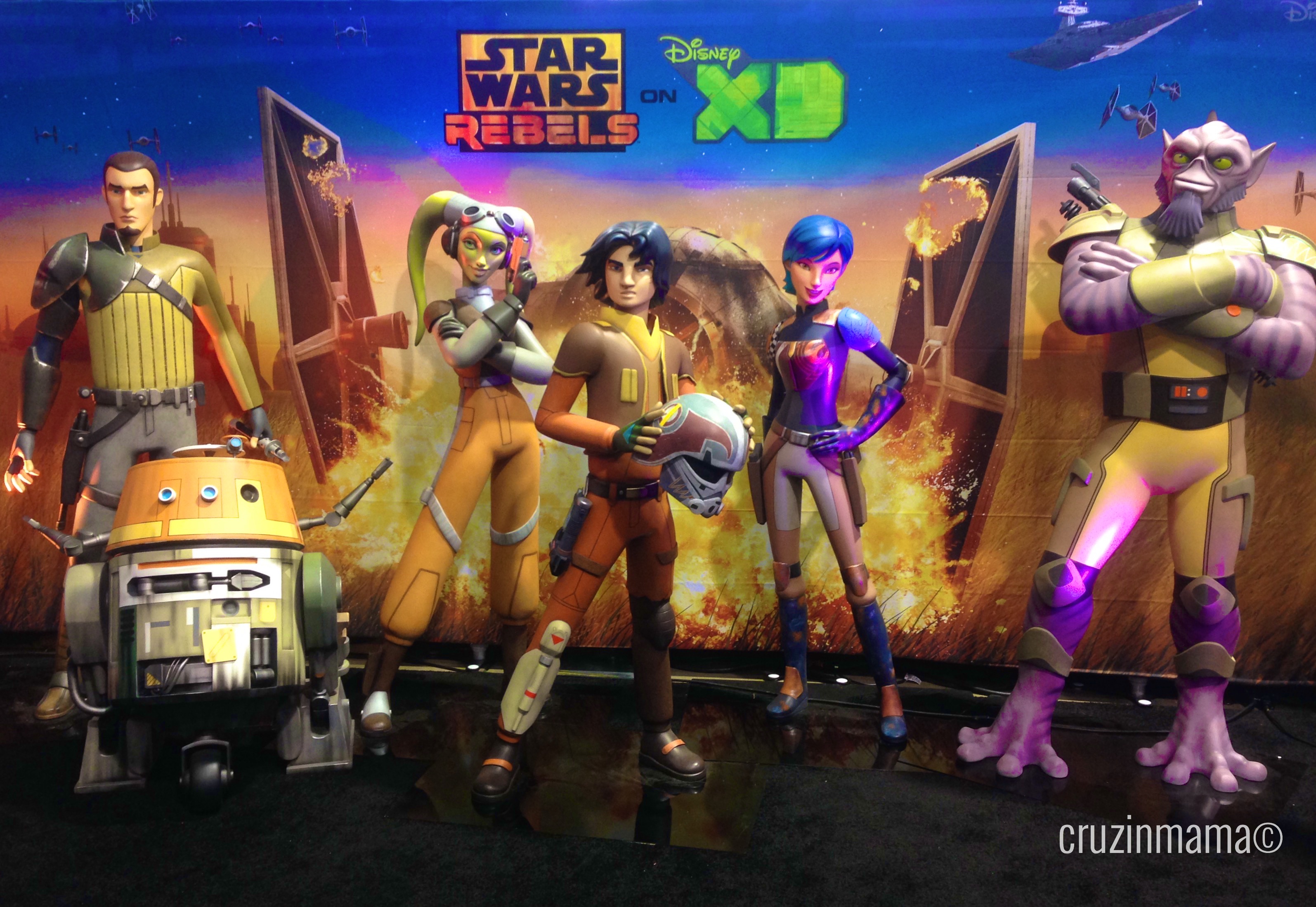 Star Wars Rebels On Disney Xd - Star Wars Celebration Rebels Statues Life Size - HD Wallpaper 