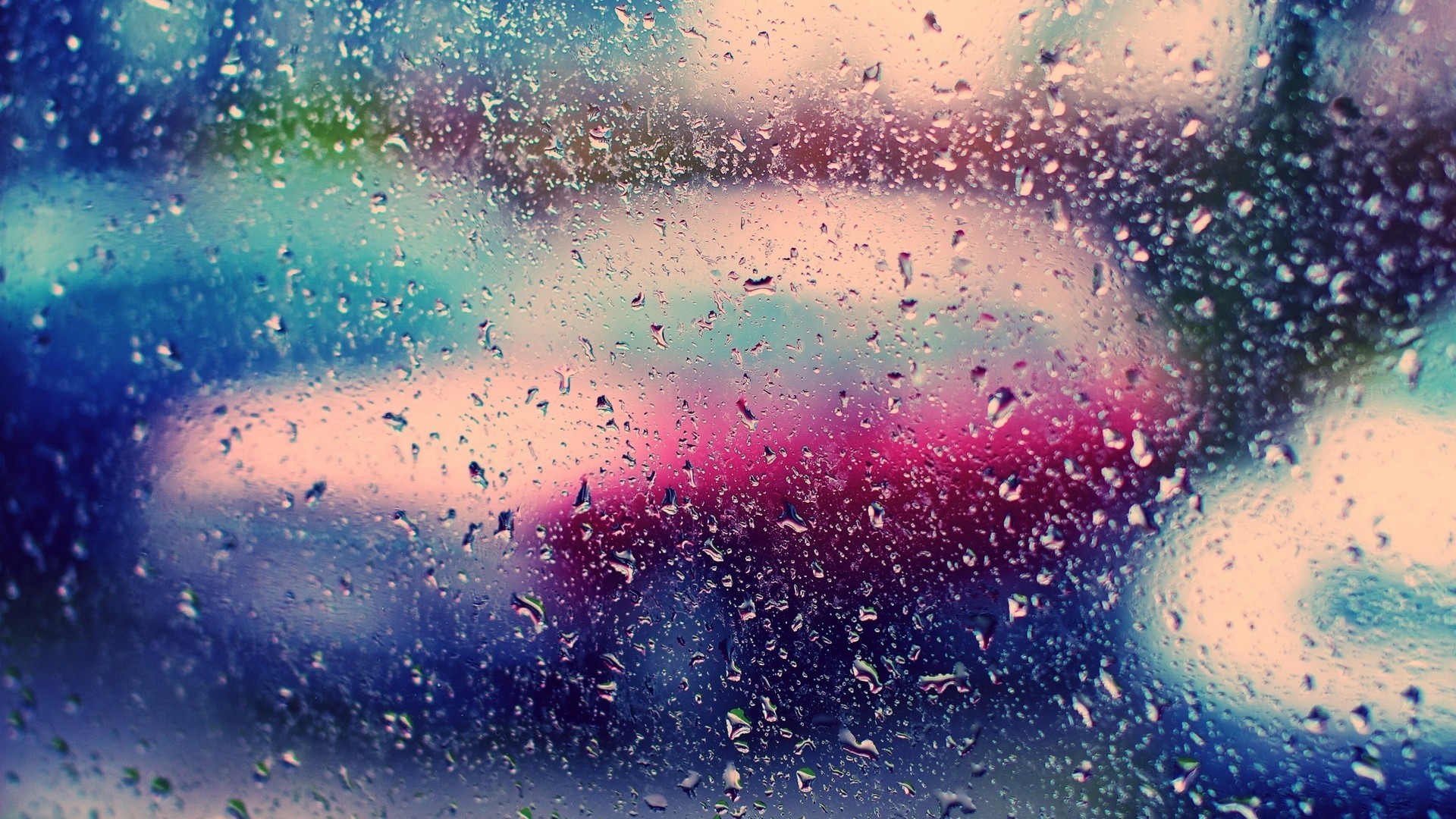 Rain On Window - HD Wallpaper 
