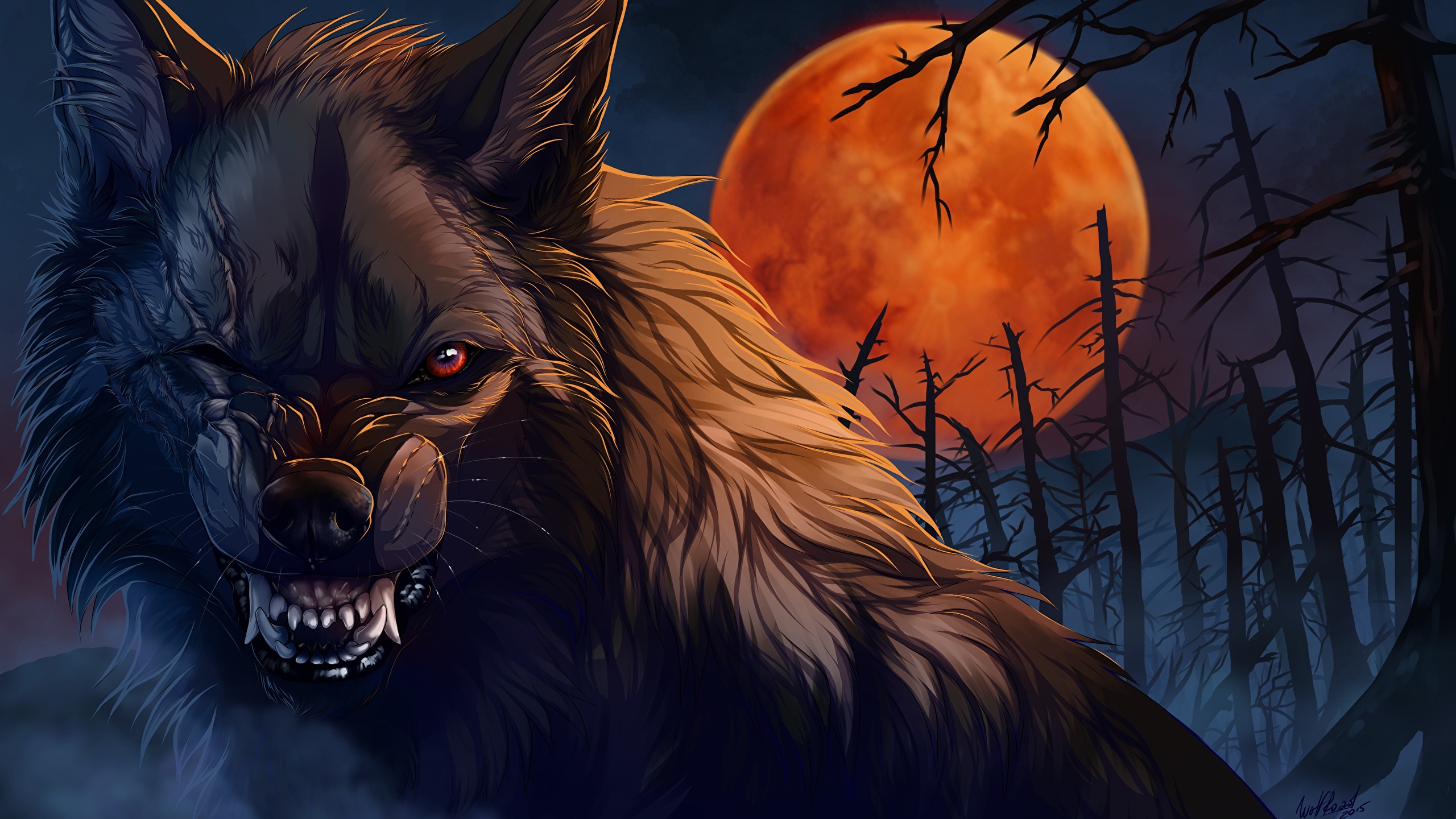 Werewolf Art - HD Wallpaper 