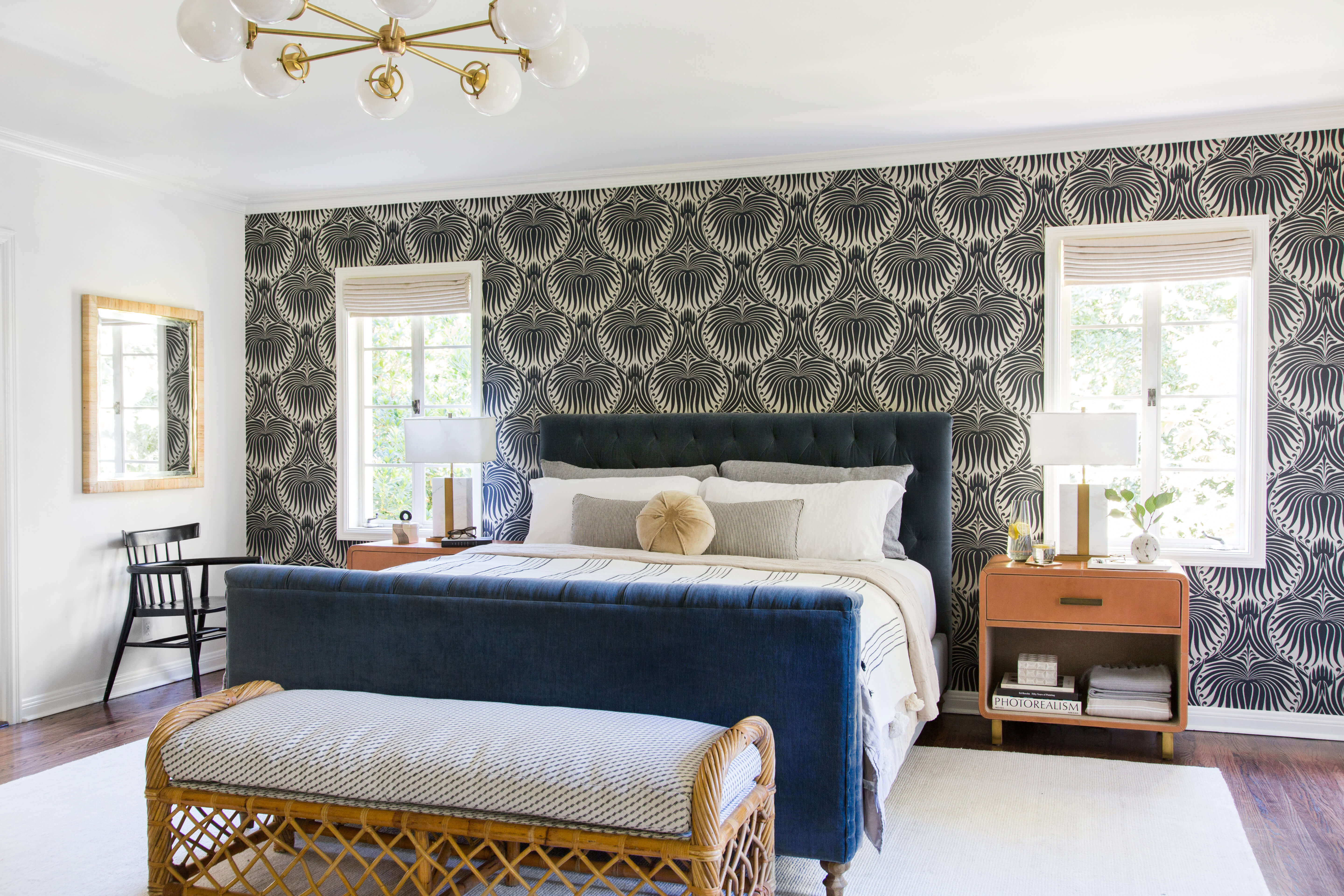 Hillhurst - Master Bedroom One Wall - HD Wallpaper 