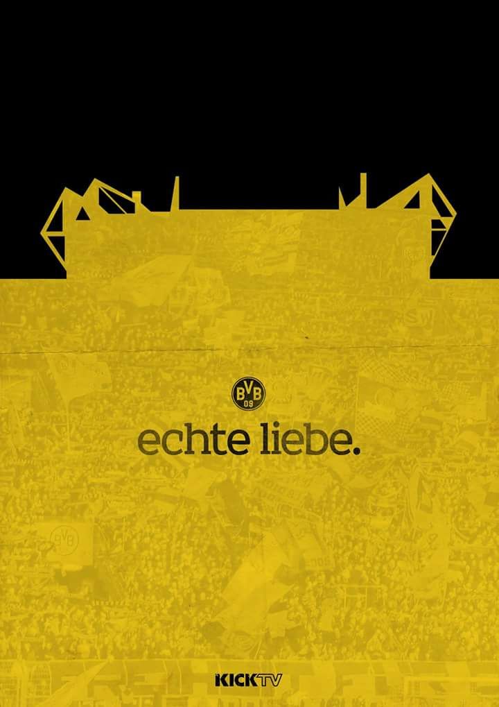 Bvb Logo Wallpaper Echte Liebe - HD Wallpaper 