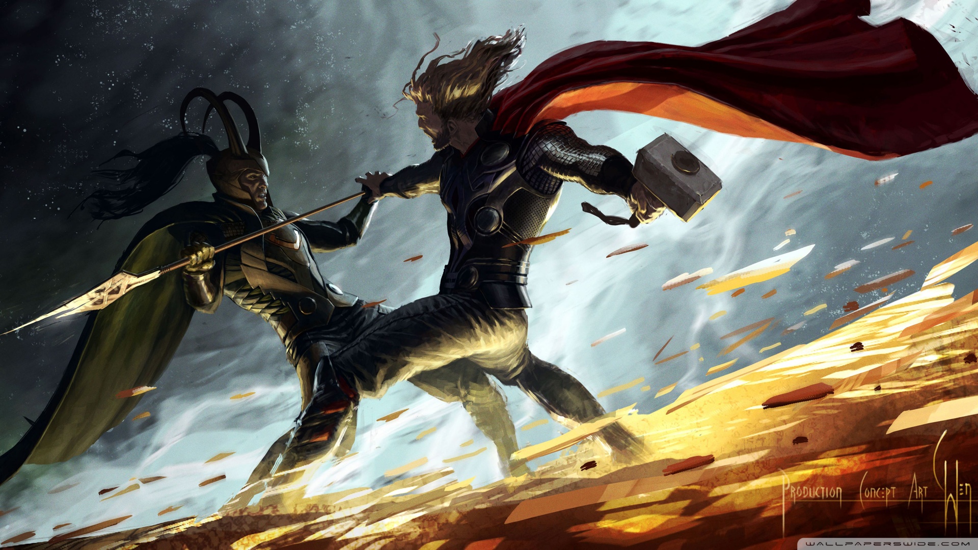 Thor Wallpaper - Marvel Thor Wallpaper Hd - HD Wallpaper 