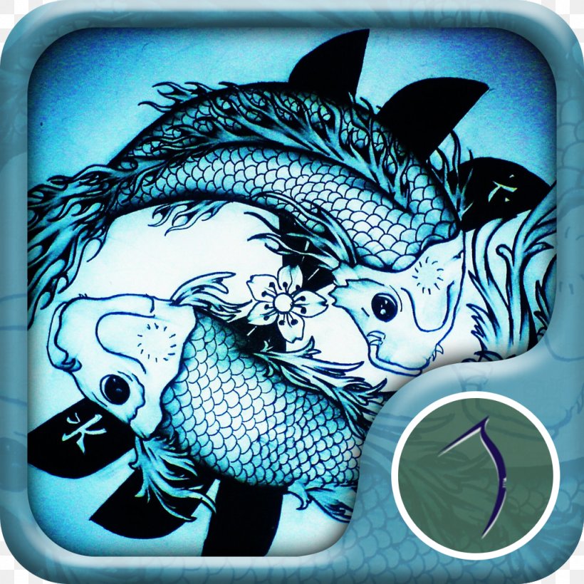 Koi Pond Desktop Wallpaper High-definition Video Display - Tatuagem Carpa Subindo E Descendo - HD Wallpaper 