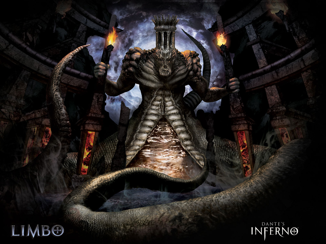 View Media - Minos Dante's Inferno - HD Wallpaper 
