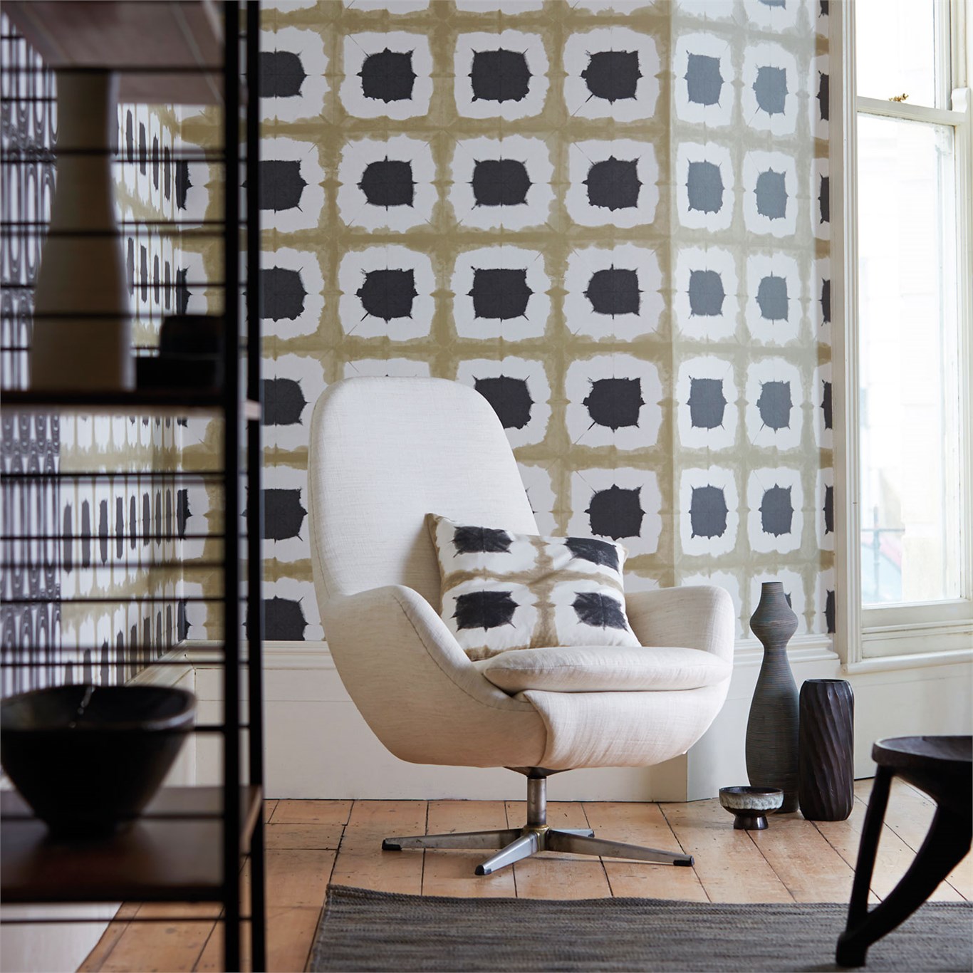 Scion Wabi Sabi Wallpaper-dhurrie - HD Wallpaper 