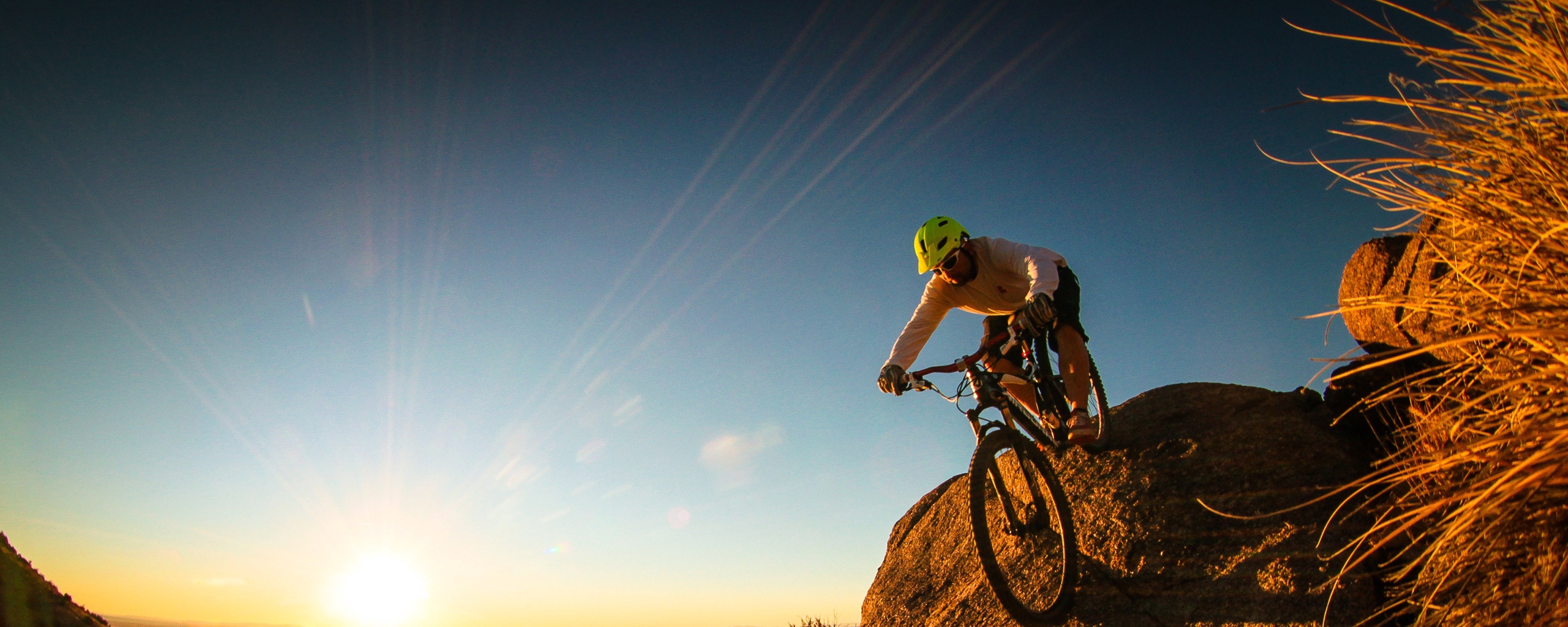 Wallpaper Man, Mountain Bike, Cyclist - Mountain Bike - HD Wallpaper 