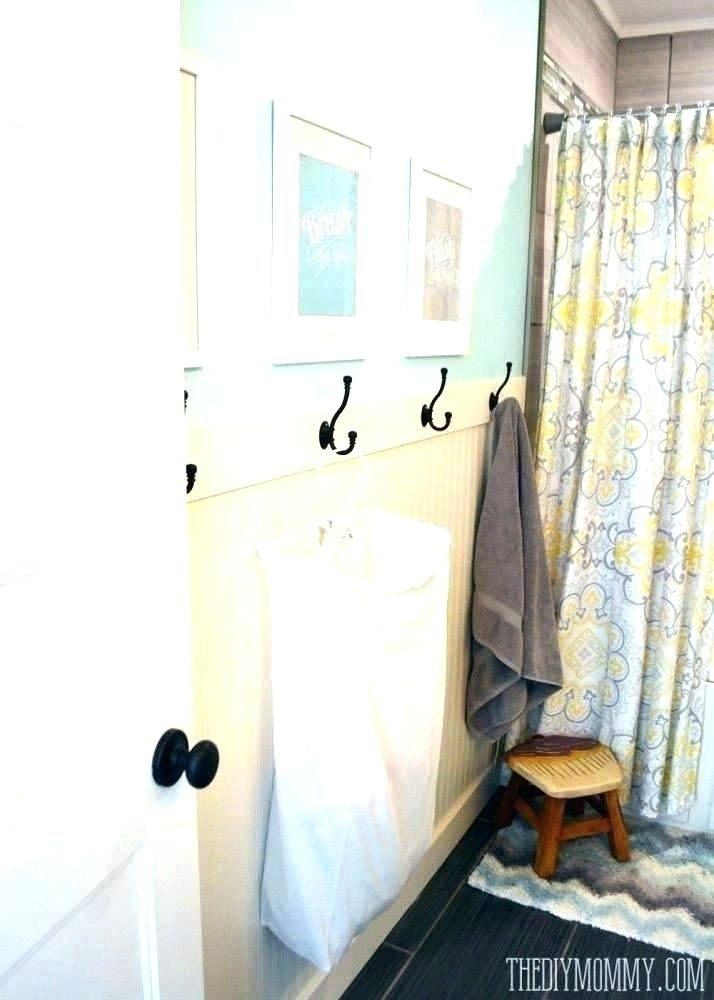 Best Wallpaper For Bathrooms Ideas Fresh Bathroom Wallpapers - Diy Towel Hooks Bath - HD Wallpaper 