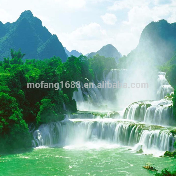 Relax Yourself Here Nature Scenery 3d Wall Paper For - Detian – Ban Gioc Falls - HD Wallpaper 