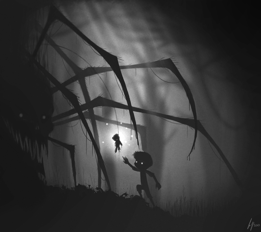 Limbo Game Art - HD Wallpaper 