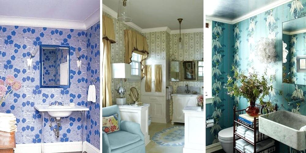 Wallpaper For Bathrooms Walls Wallpaper For Bathroom - Bathroom Wallpaper Decor - HD Wallpaper 