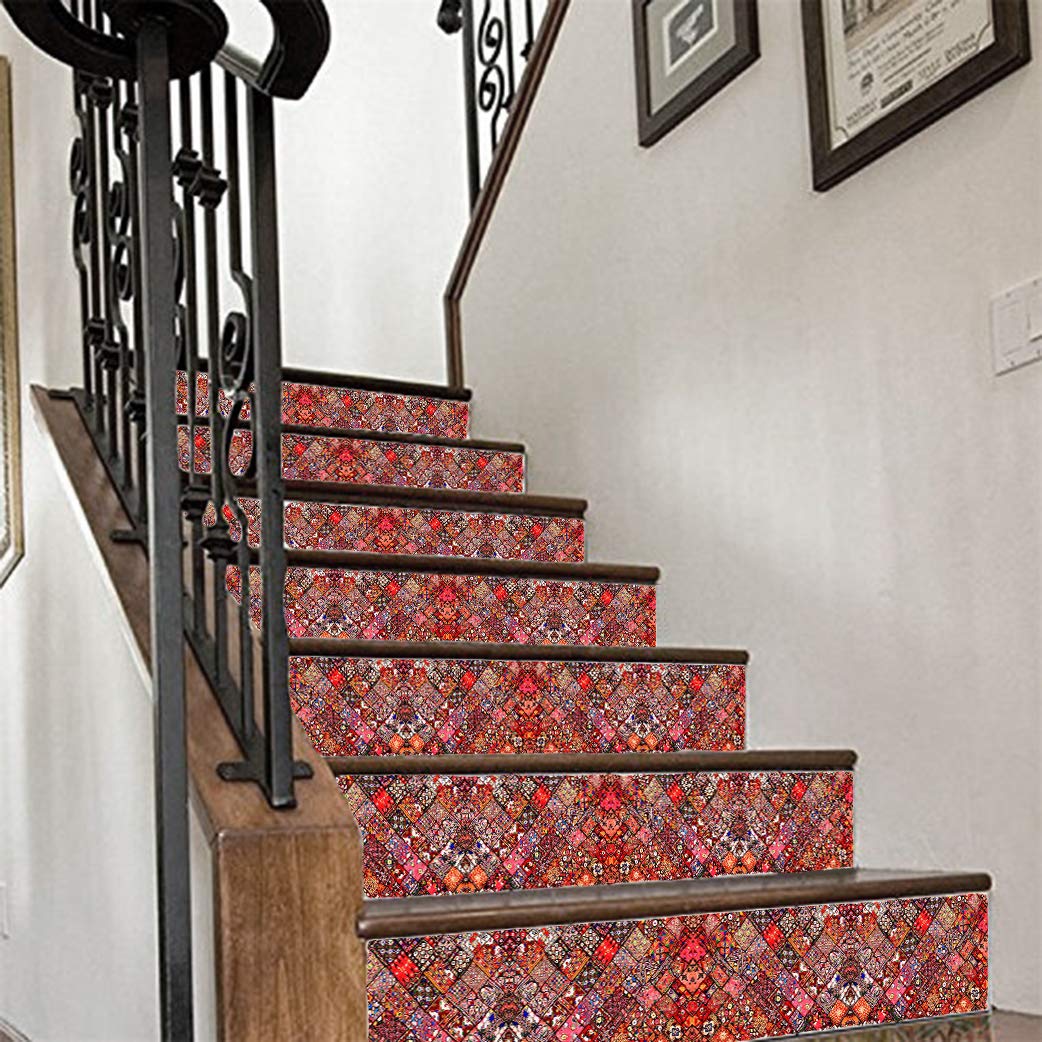 Peel And Stick Wallpaper On Steps - HD Wallpaper 