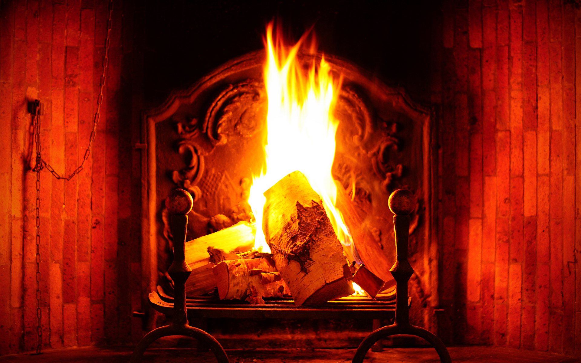 Cozy Fireplace Wallpaper Hd - HD Wallpaper 
