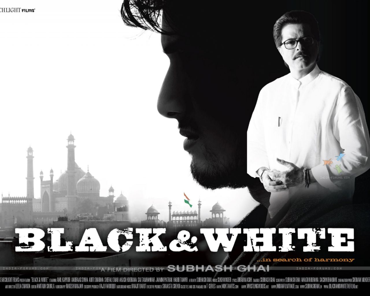 Movie Black And White 3 Desktop Background - Black & White Anil Kapoor Movie - HD Wallpaper 
