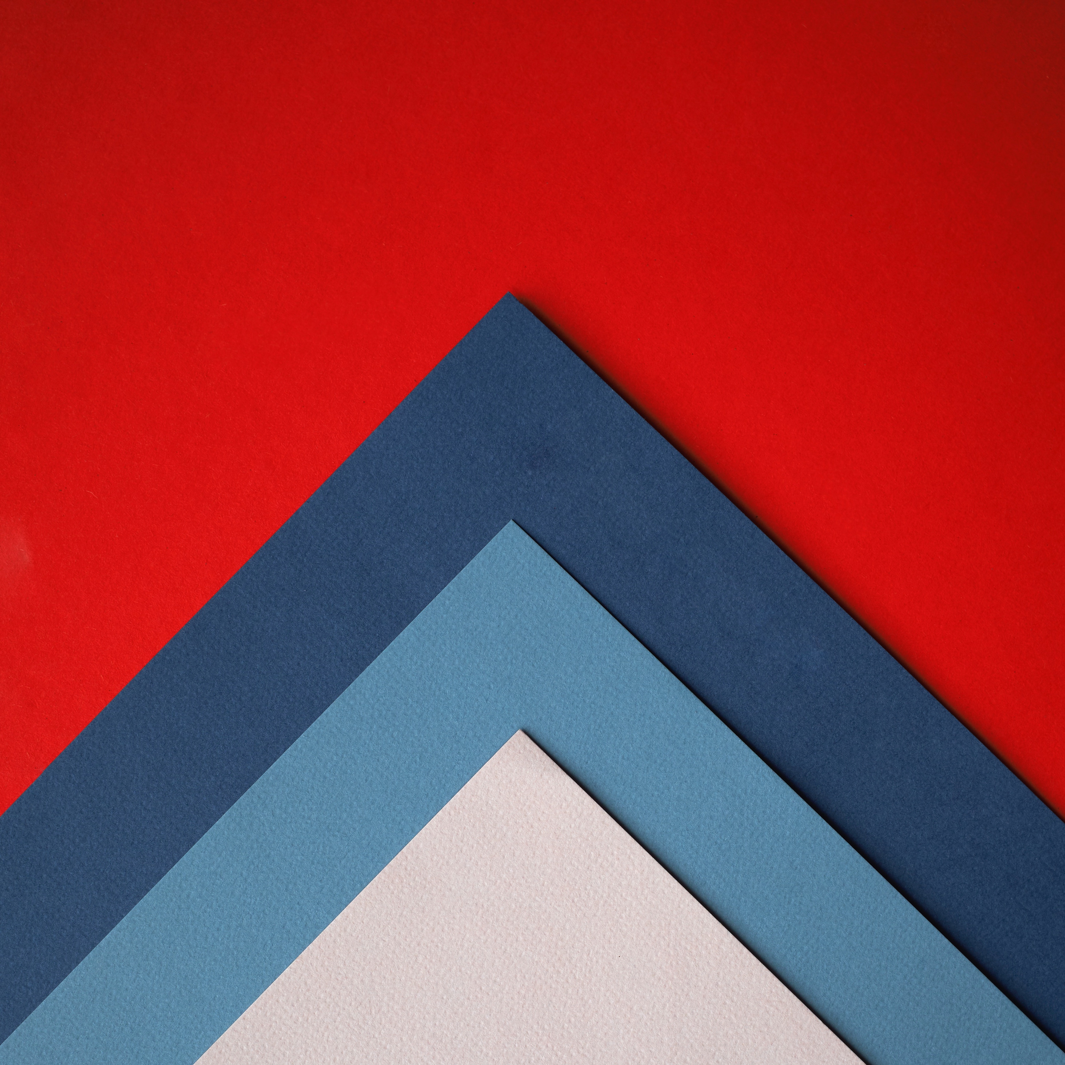 Wallpaper Paper, Colorful, Triangles, Sheets, Layering - Triangle - HD Wallpaper 