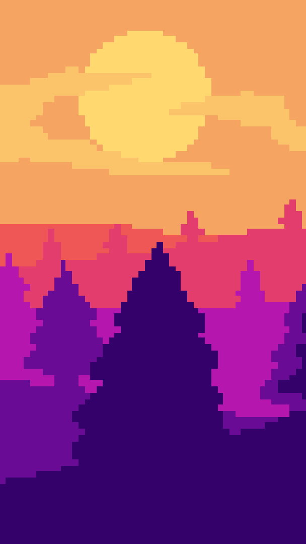 Pixel Landscapes - HD Wallpaper 