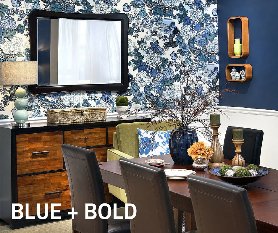 Dining Room Wallpaper One Wall - HD Wallpaper 